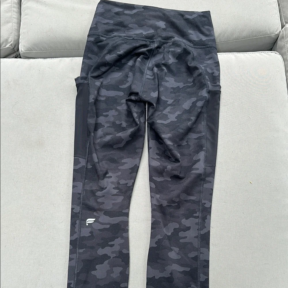 Fabletics Charcoal Camouflage Leggings - Picture 2 of 7